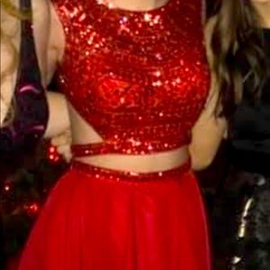 Sherri Hill two piece dress.